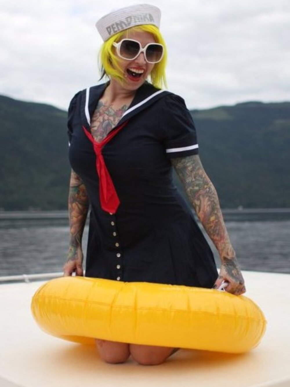 Lip Service Sailor Dress Cosplay Fetish Goth Costume M/L